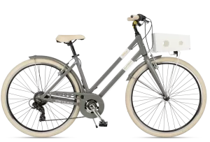 MILANO LADY GRIGIO GALLANTE 300x203 - City Bike Milano Lady Alluminio Grigia 6v