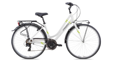 FRERA TOURING DONNA 21 SPEED 2019 color cod15 bianco verde 400x225 - Tessera Sconto